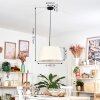 Bassagoda hanging light, pendant light beige, white, 1-light source