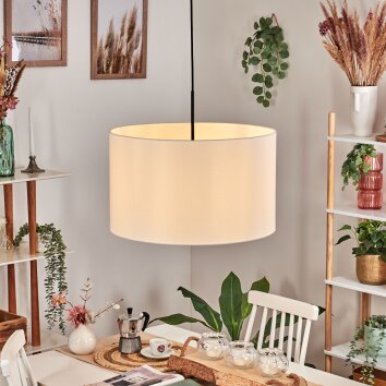 Flemming hanging light, pendant light white, 1-light source