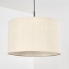 Flemming hanging light, pendant light beige, white, 1-light source