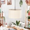 Flemming hanging light, pendant light beige, white, 1-light source