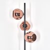 Ripoll floor lamp coppery, 3-light sources