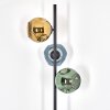 Ripoll floor lamp blue, gold, green, 3-light sources