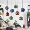 Ripoll hanging light, globe light, pendant light Ecru, black, 8-light sources