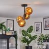 Ripoll ceiling light, globe light gold, 4-light sources