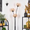 Koyoto globe light, floor lamp Amber, 3-light sources