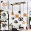 Ripoll hanging light, globe light, pendant light Ecru, black, 8-light sources