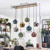 Ripoll hanging light, globe light, pendant light Ecru, black, 8-light sources