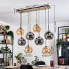 Ripoll hanging light, globe light, pendant light Ecru, black, 8-light sources