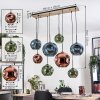 Ripoll hanging light, globe light, pendant light Ecru, black, 8-light sources