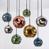 Ripoll hanging light, globe light, pendant light Ecru, black, 8-light sources
