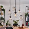 Gastor hanging light, globe light, pendant light clear, 6-light sources