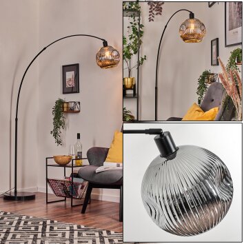 Ripoll floor lamp, Arch lamps black, 1-light source