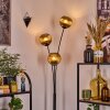 Koyoto globe light, floor lamp gold, 3-light sources