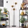 Koyoto globe light, floor lamp gold, 3-light sources