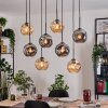 Ripoll hanging light, globe light, pendant light Ecru, black, 8-light sources