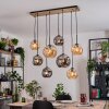 Ripoll hanging light, globe light, pendant light Ecru, black, 8-light sources