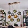 Ripoll hanging light, globe light, pendant light Ecru, black, 8-light sources