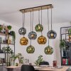 Ripoll hanging light, globe light, pendant light Ecru, black, 8-light sources