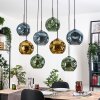 Ripoll hanging light, globe light, pendant light Ecru, black, 8-light sources
