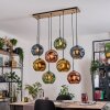 Ripoll hanging light, globe light, pendant light Ecru, black, 8-light sources