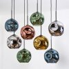 Ripoll hanging light, globe light, pendant light Ecru, black, 8-light sources