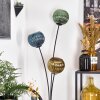 Koyoto globe light, floor lamp blue, gold, green, 3-light sources