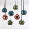 Ripoll hanging light, globe light, pendant light Ecru, black, 8-light sources