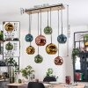 Ripoll hanging light, globe light, pendant light Ecru, black, 8-light sources