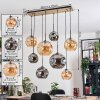 Ripoll hanging light, globe light, pendant light Ecru, black, 8-light sources