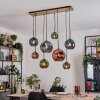 Ripoll hanging light, globe light, pendant light Ecru, black, 8-light sources