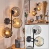 Ripoll globe light, wall light Amber, clear, Smoke-coloured, 3-light sources