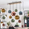 Ripoll hanging light, globe light, pendant light Ecru, black, 8-light sources