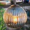 Koyoto hanging light, globe light, Cluster pendant lamp blue, green, coppery, 4-light sources