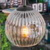 Ripoll hanging light, globe light, Cluster pendant lamp Amber, clear, Smoke-coloured, 4-light sources