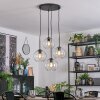 Koyoto hanging light, globe light, Cluster pendant lamp clear, 4-light sources