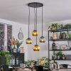 Koyoto hanging light, globe light, Cluster pendant lamp blue, gold, green, 4-light sources