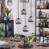 Ripoll hanging light, globe light, Cluster pendant lamp Smoke-coloured, 4-light sources