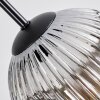 Ripoll hanging light, globe light, Cluster pendant lamp clear, Smoke-coloured, 4-light sources
