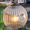 Ripoll hanging light, globe light, Cluster pendant lamp clear, Smoke-coloured, 4-light sources