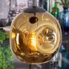 Ripoll hanging light, globe light, Cluster pendant lamp blue, gold, green, 4-light sources