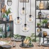 Ripoll hanging light, globe light, Cluster pendant lamp clear, 4-light sources