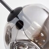 Ripoll hanging light, globe light, Cluster pendant lamp Smoke-coloured, 4-light sources