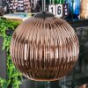 Koyoto hanging light, globe light, Cluster pendant lamp coppery, 4-light sources