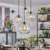 Koyoto hanging light, globe light, Cluster pendant lamp clear, 4-light sources