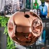 Ripoll hanging light, globe light, Cluster pendant lamp coppery, 4-light sources