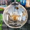 Koyoto hanging light, globe light, Cluster pendant lamp Amber, clear, 4-light sources