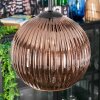 Koyoto hanging light, globe light, Cluster pendant lamp coppery, 4-light sources