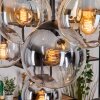 Gastor hanging light, globe light, pendant light Amber, clear, Smoke-coloured, 8-light sources
