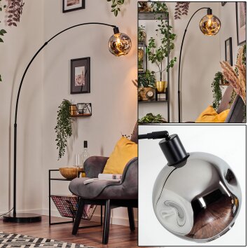 Ripoll floor lamp, Arch lamps black, 1-light source