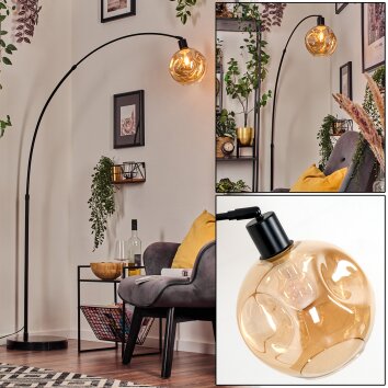 Ripoll floor lamp, Arch lamps black, 1-light source